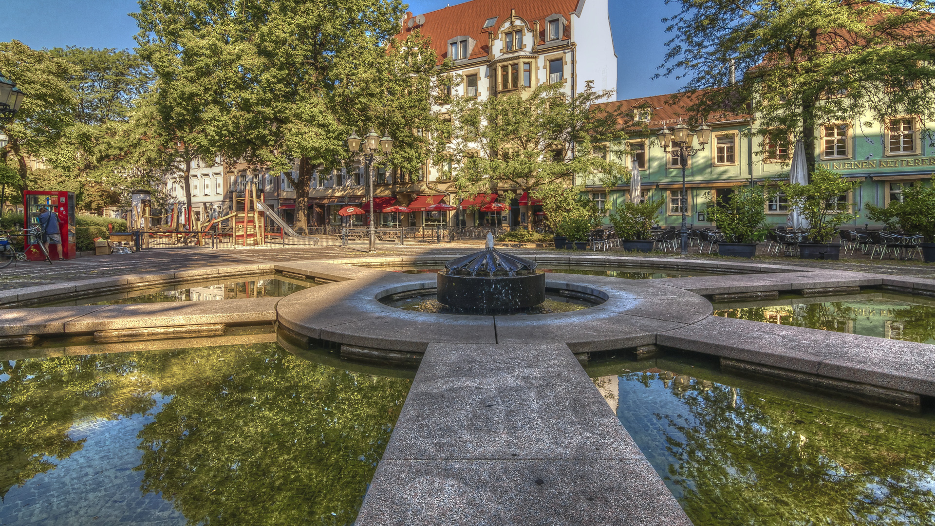 Wasserspiel-Brunnen