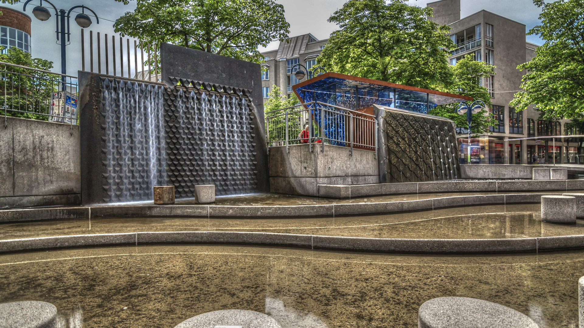 Wasserspiele am Kronenplatz