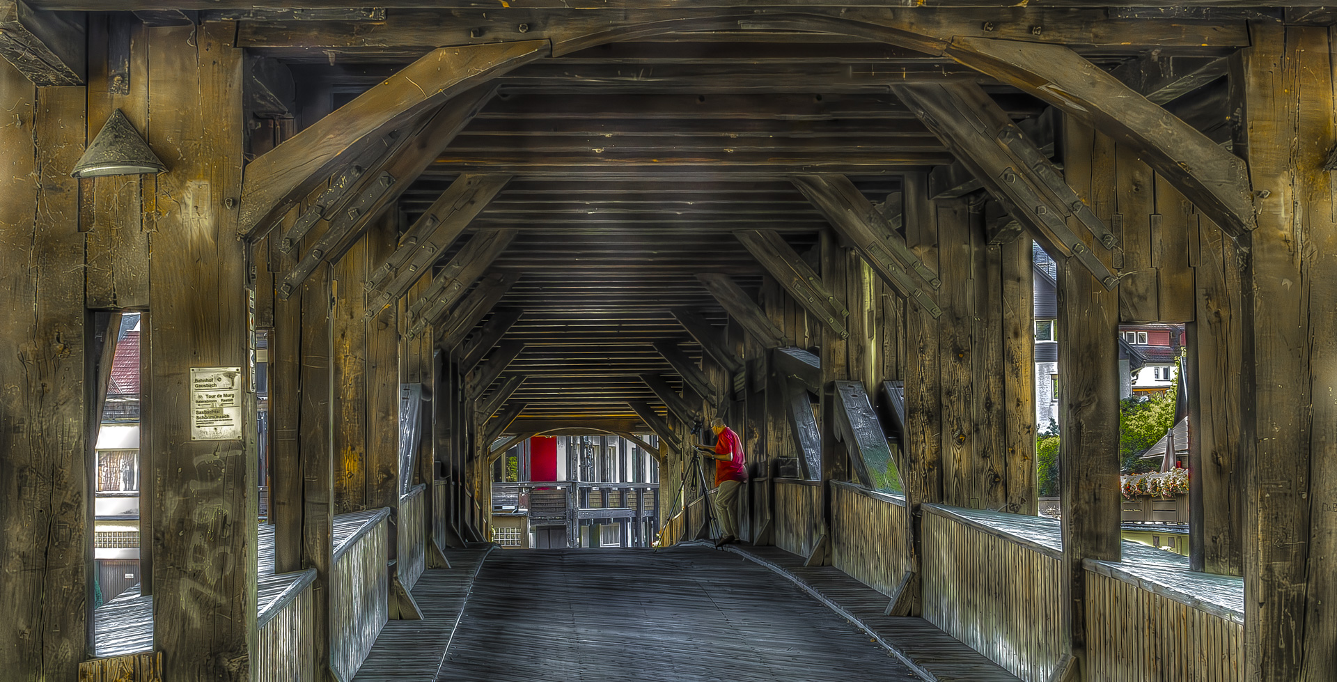 Forbach – historische Holzbrücke